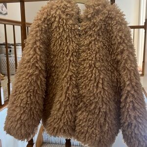 Donna Salyers Fabulous Furs hooded parka size small